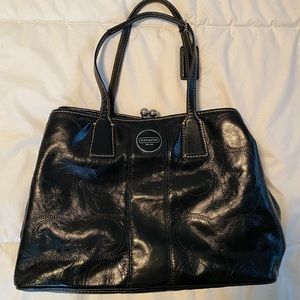 Coach Black Tote Bag